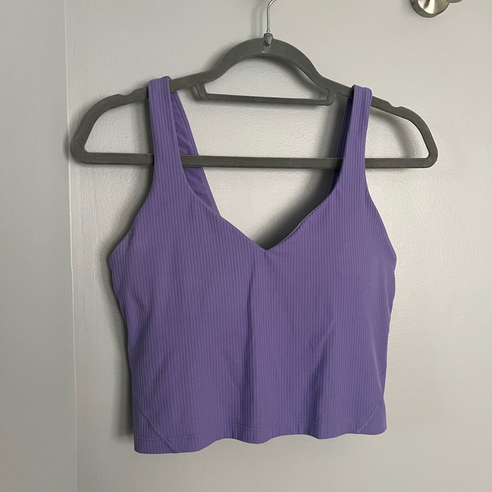 Lululemon Align ribbed tank top - dark lavender